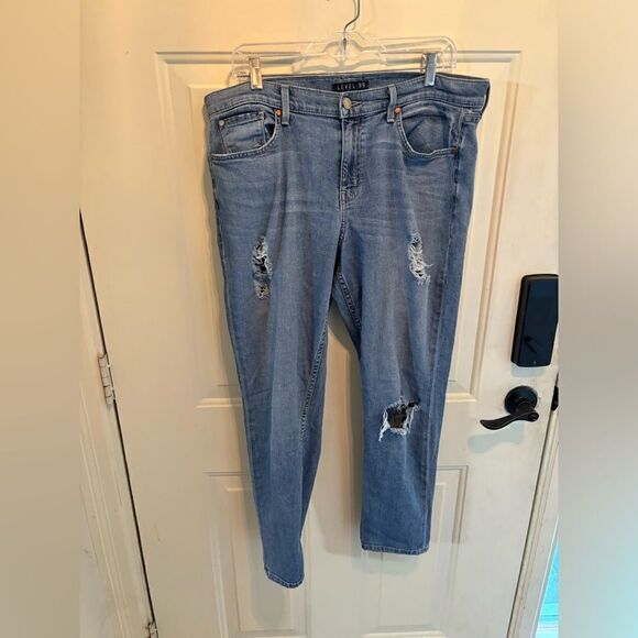 Anthropologie Level 99 Distressed Jeans size 31 - Picture 2 of 6
